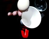 A picture of step 2 of Egg Milk natural remedy for cough and cold.