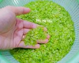 Hình bước làm 1 của món Cốm dẹp trộn dừa