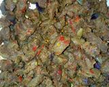 A picture of step 3 of Beef shawarma.