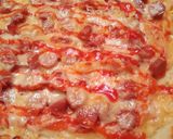 Foto langkah ke 5 dari resep Pizza sosis.