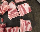 Foto del paso 3 de la receta: Arroz a la paella con Panceta y Piquillos a la Brasa