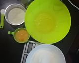 A picture of step 2 of White forest cake.