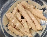 A picture of step 1 of Crispy honey chilli baby corn.