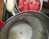 A picture of step 1 of Watermelon smoothie.