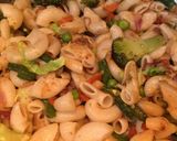 A picture of step 8 of Vegetable Macaroni.