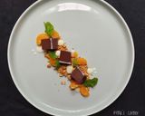 Foto langkah ke 4 dari resep Pudding Coklat Vla Vanilla & Jeruk.