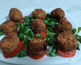 Foto del paso 8 de la receta: Salsa de albóndigas y albóndigas fritas con kikos