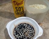 A picture of step 4 of Garlic soya dip.