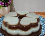 Foto langkah ke 5 dari resep Puding Coklat Berlapis.