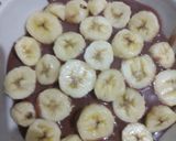 બનાના બિસ્કિટ ચોકલેટ પુડીગ(banana biscuit chocalte puding recipe in Gujarati) રેસીપી સ્ટેપ2ફોટો