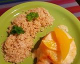 Két sajtos, barackos csirkemell recept fázis 7 fotója