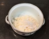A picture of step 2 of Rose Shrikhand.