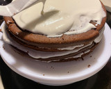 A picture of step 5 of Chocolate whipped cream cake.