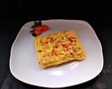 Foto langkah ke 6 dari resep Waffle Omelet - Sarapan Sederhana.