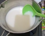 Foto langkah ke 6 dari resep Puding Susu Kedelai Merah Putih.