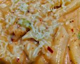 A picture of step 7 of Cheesy Veggy Pink Sauce Pasta.