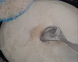 A picture of step 2 of Chocolate kalakand.