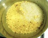 A picture of step 2 of Sweet Pongal.