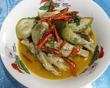 รูปขั้นตอนการทำที่ 3 ของ ขนมจีนเขียวหวานขาไก่