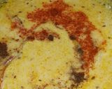 A picture of step 9 of Moong dal kadhi and no frying pakori.