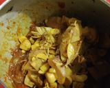 A picture of step 9 of Kathal ki sabzi.