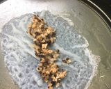 A picture of step 7 of Shrimp and Pork Bánh Cuốn (Vietnamese Steamed Rice Rolls, Made in a Nonstick Pan).