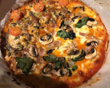 Foto del paso 6 de la receta: Pizza masa de coliflor 2 sabores