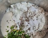 A picture of step 2 of Jowar rava dosa.
