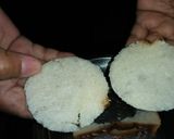 A picture of step 1 of Bread dahi bhalla.