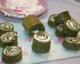 A picture of step 22 of Spinach and garlic-yogurt rolls.
