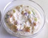 A picture of step 3 of Carrot raita.