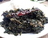 A picture of step 6 of Water Spinach Stir fry(Kalmi ka saag).