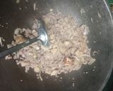 Foto langkah ke 3 dari resep Tumis Daging Cincang, Daun Ginseng Kubis.