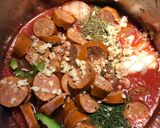 A picture of step 3 of 2 Cheese Keilbasa Casserole.