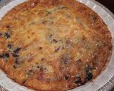 A picture of step 7 of Crustless Mushroom Quiche (low carb friendly).