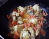 A picture of step 4 of Chicken Karhai.