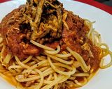Foto del paso 1 de la receta: ESPAGUETTIS A La Napolitana🍝 con Champignones🍄 al ajillo...!
