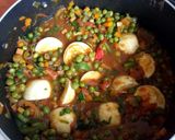 A picture of step 11 of Egg curry.