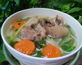 Hình bước làm 2 của món Bún giò heo
