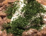 A picture of step 7 of Beef Stroganoff.