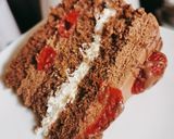 Foto del paso 7 de la receta: Torta de chocolate con fresas ! estilo repostería coreana 💞✨
