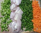 A picture of step 1 of Fried rice.