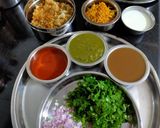 A picture of step 2 of Sev Puri.