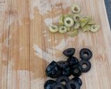 Foto del paso 3 de la receta Ensalada de alubias blancas con queso de cabra