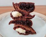 Foto langkah ke 5 dari resep Pancake Pastel Cokelat (ide bekal anak).