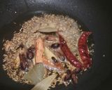 A picture of step 2 of Mutton Ghee Roast.