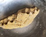 A picture of step 3 of Methi wheat papdi.