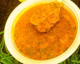 A picture of step 3 of Fali Dhokli cluster beans.
