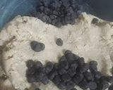 A picture of step 2 of Ragi bajra chocochip cookies.