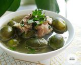 Hình bước làm 4 của món Canh dưa hấu non hầm xương ống